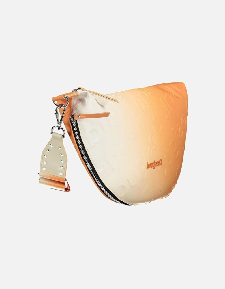 Expandable Bag with Adjustable Shoulder Strap Women - Orange Handbags