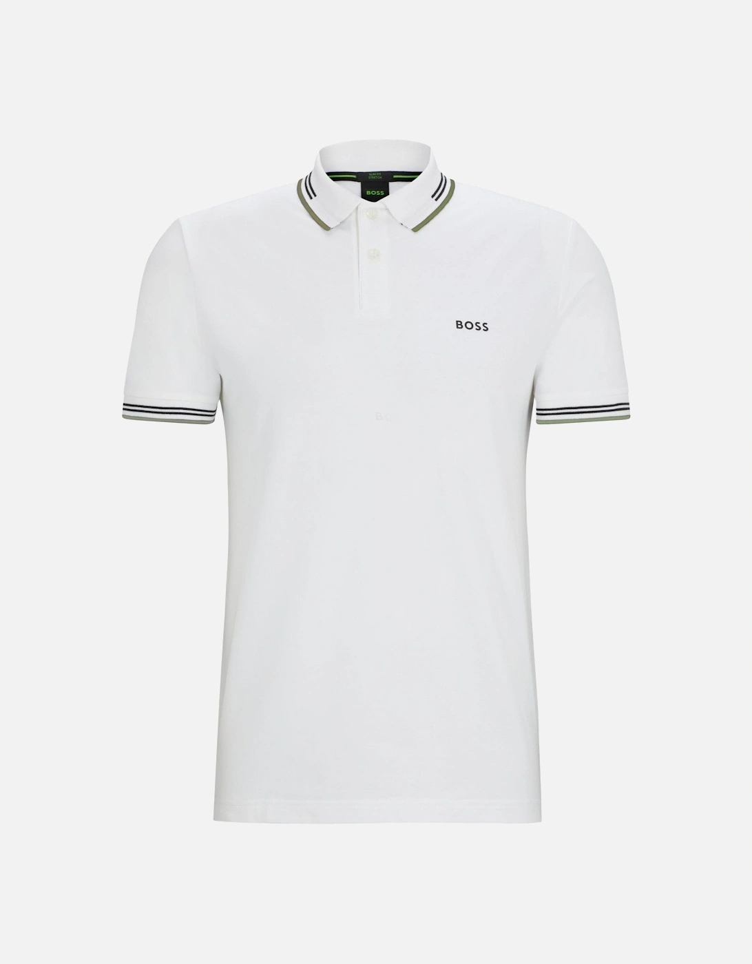 Men's White Paul Polo Shirt, 3 of 2