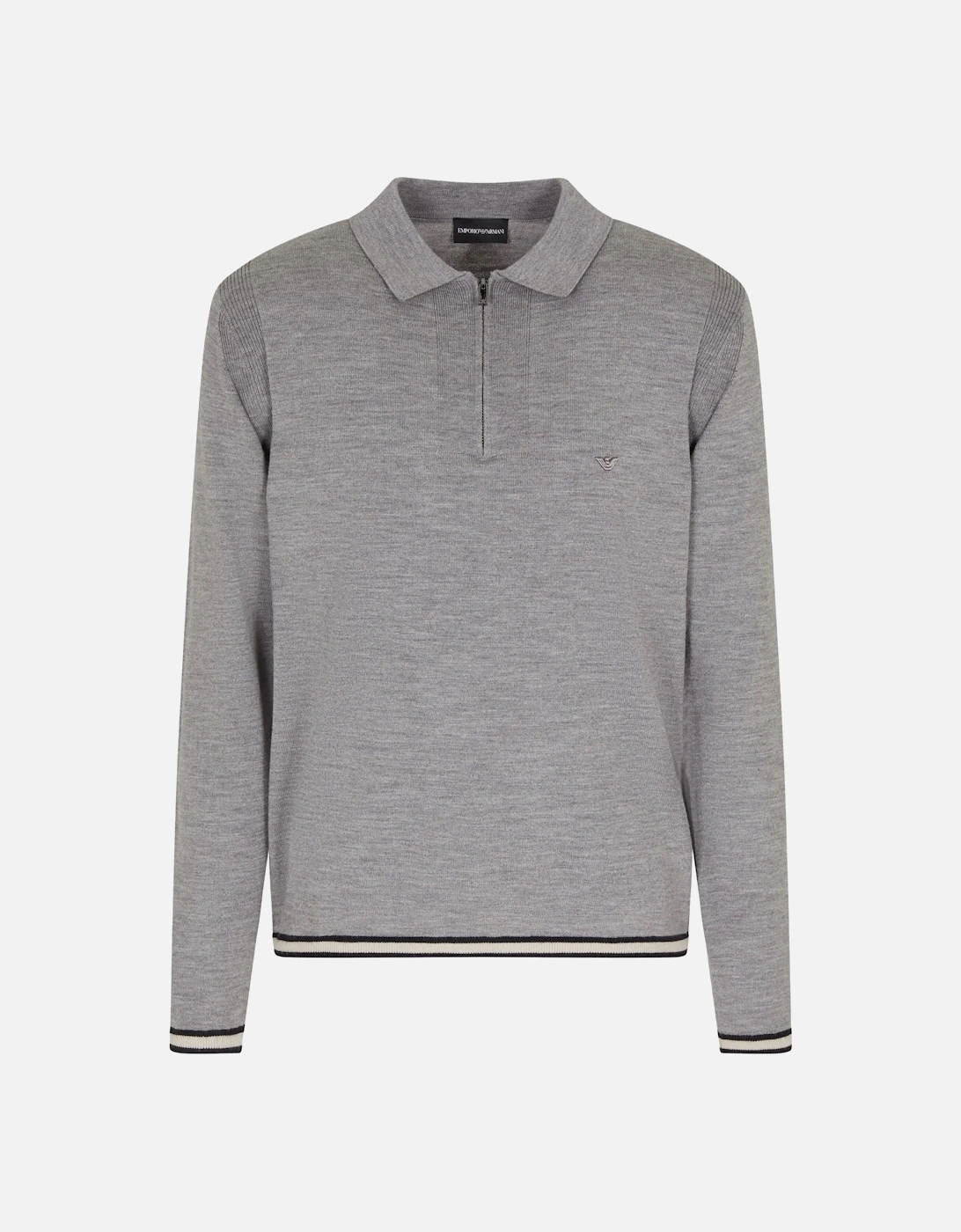 KNITTED ZIP POLO, 3 of 2