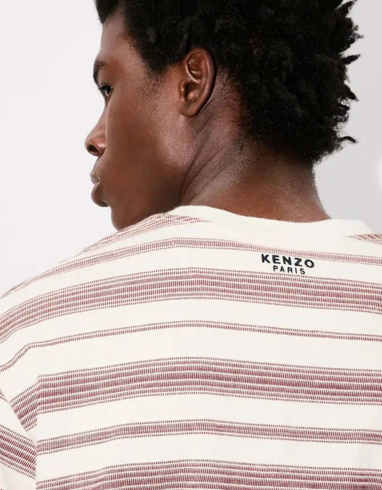 BOKE FLOWER STRIPED T SHIRT