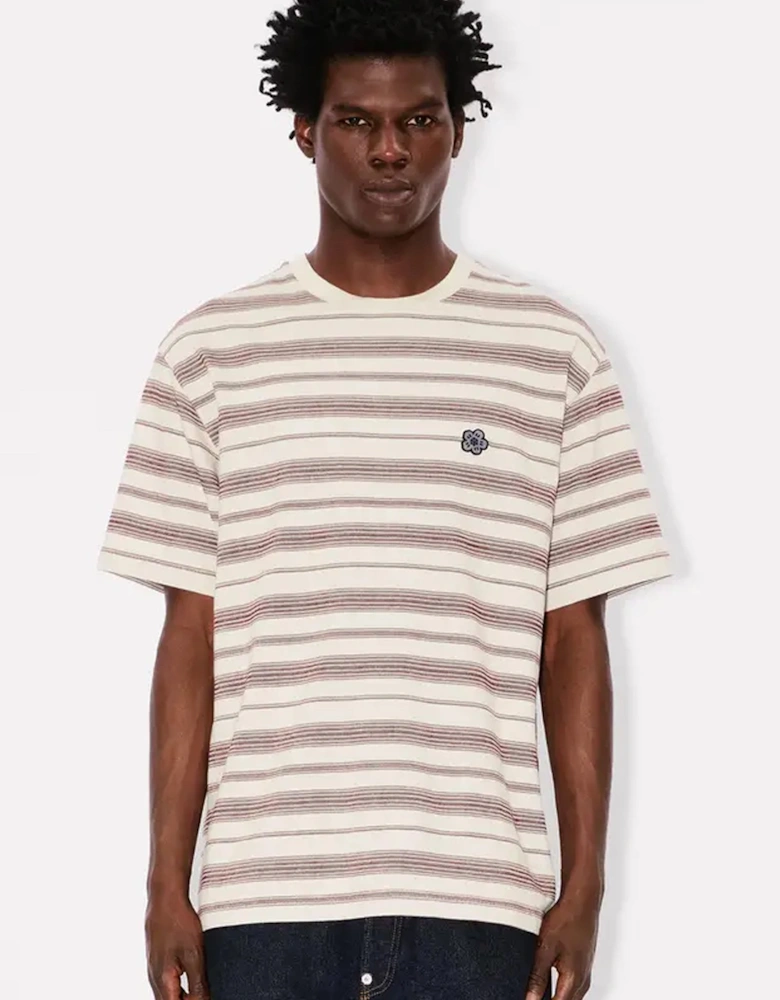BOKE FLOWER STRIPED T SHIRT