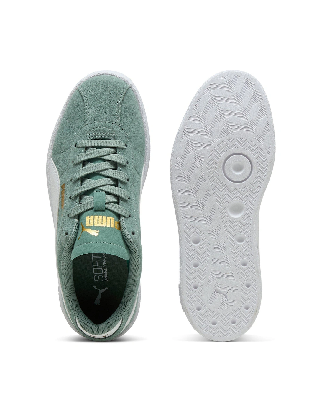 Junior Unisex Club II - Green Moon-White