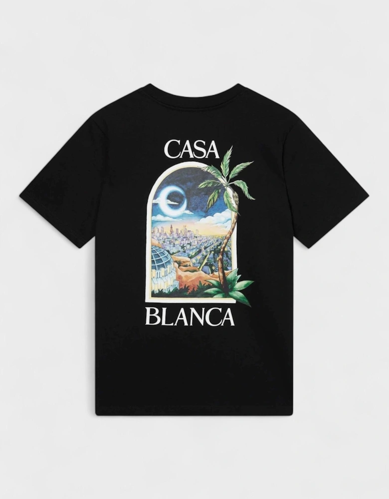 Casablanca LA Nights T Shirt Black