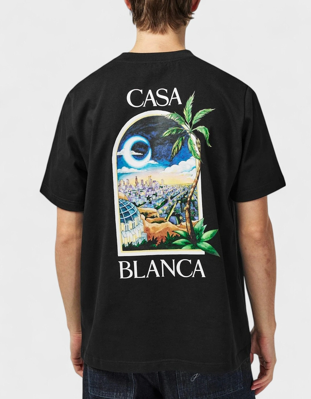 Casablanca LA Nights T Shirt Black
