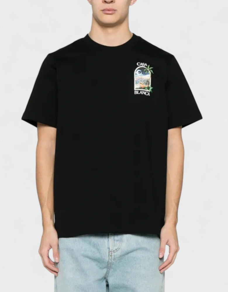 Casablanca LA Nights T Shirt Black