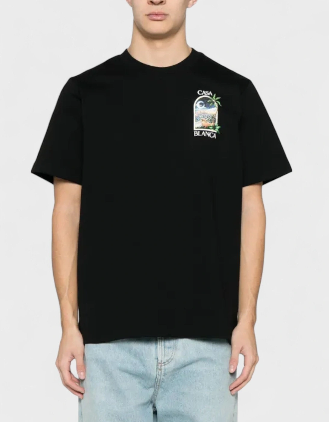 Casablanca LA Nights T Shirt Black