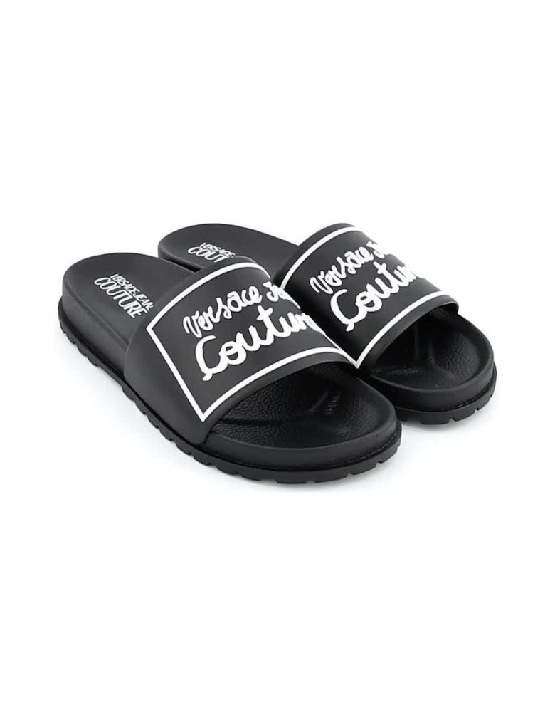 Script Logo Slider - Black