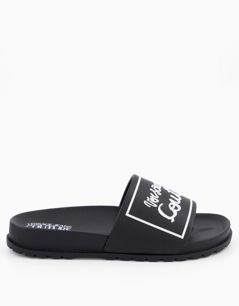 Script Logo Slider - Black
