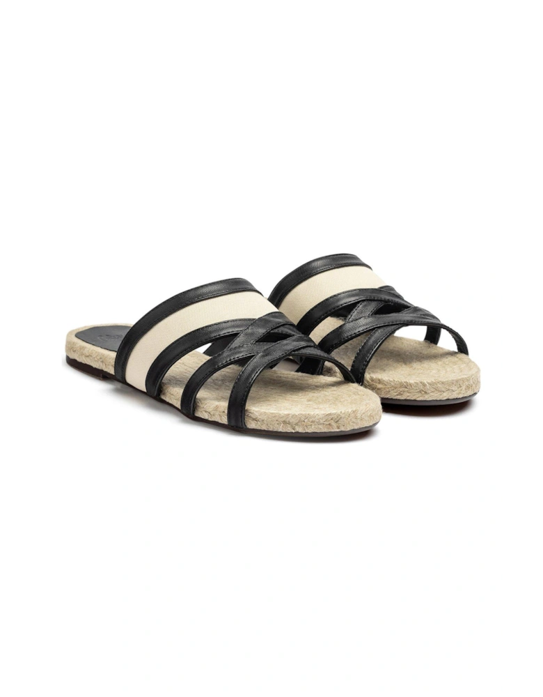 Piries Contrast Slide - White