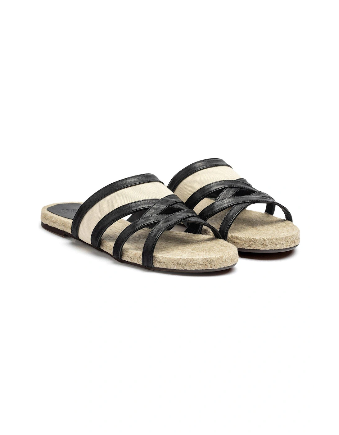 Piries Contrast Slide - White