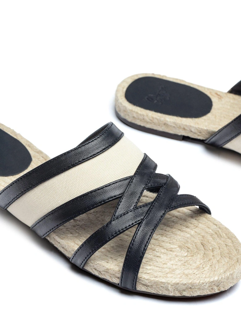 Piries Contrast Slide - White