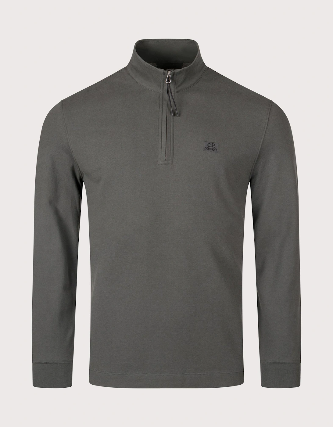 Stretch Piqué Quarter Zip Polo Shirt, 4 of 3