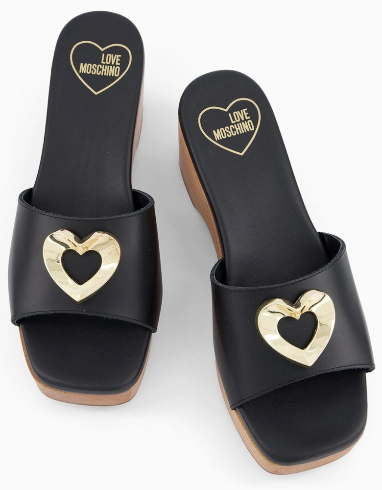 Wedge Sandal - Black