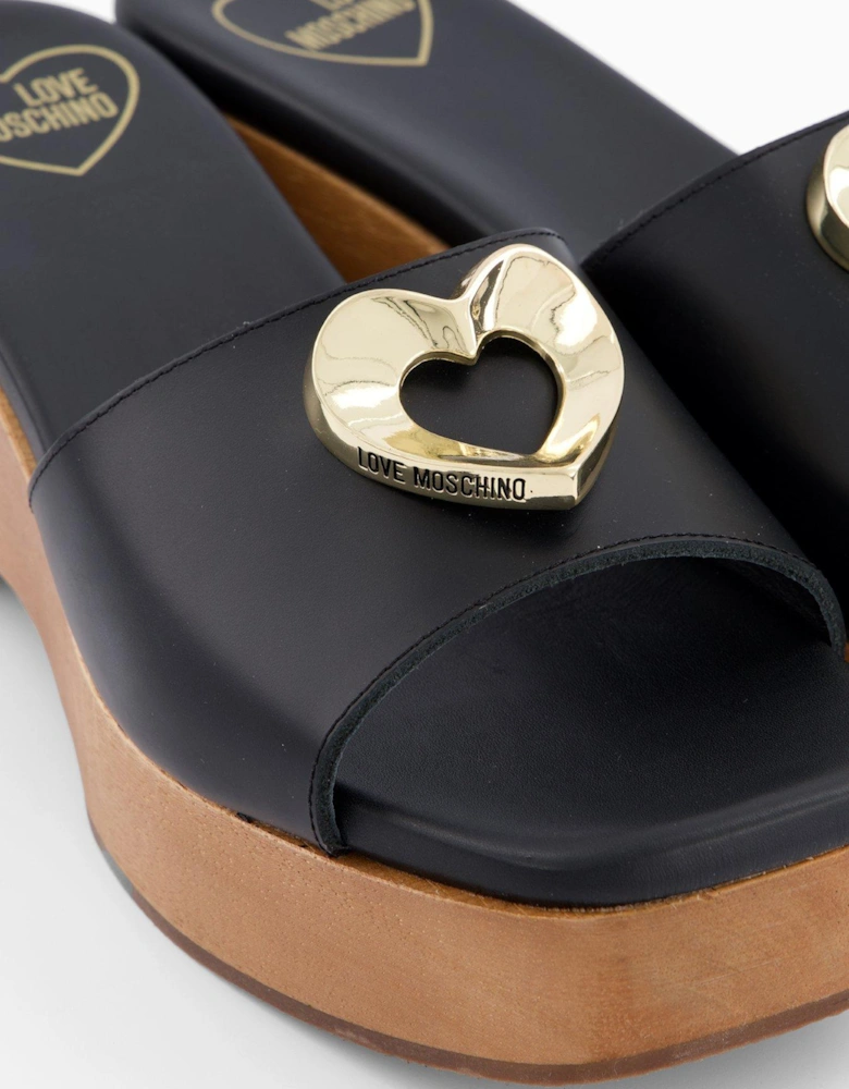 Wedge Sandal - Black