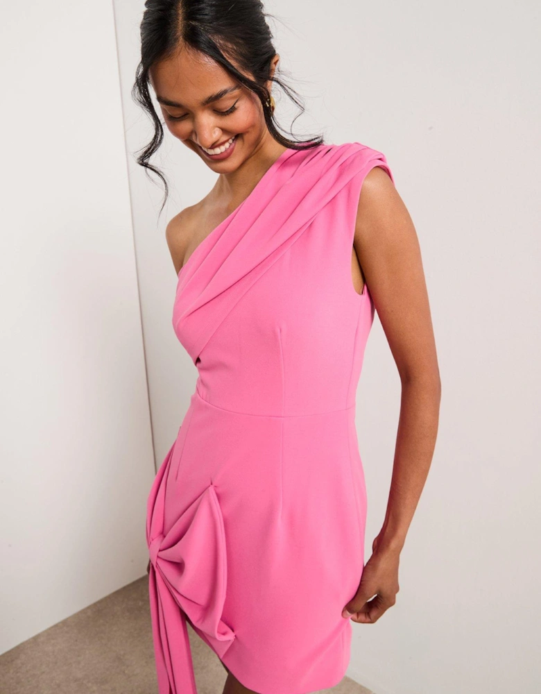 Jamie Mini Bow Dress - Pink