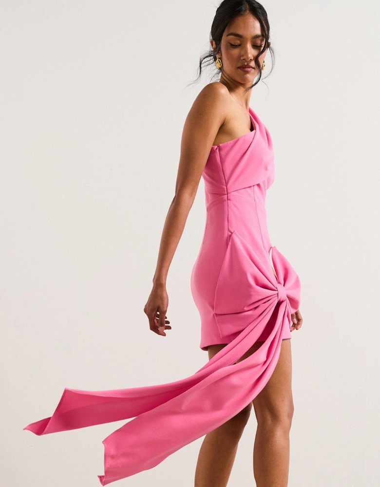 Jamie Mini Bow Dress - Pink
