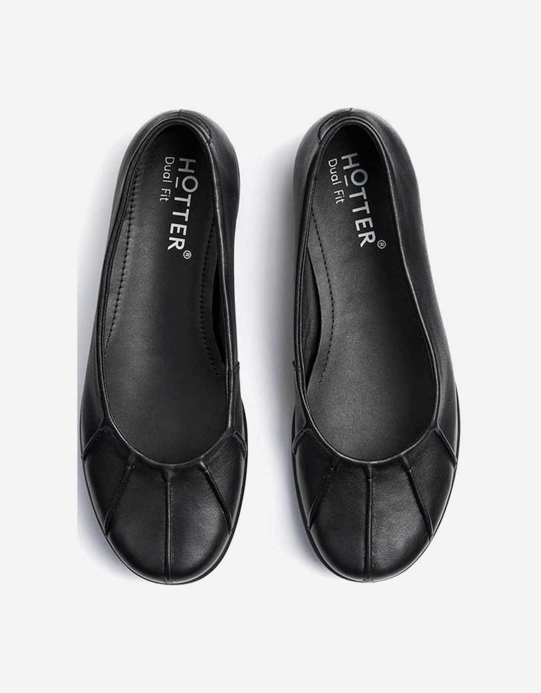 Rhea Womens Wide Ballet Pumps