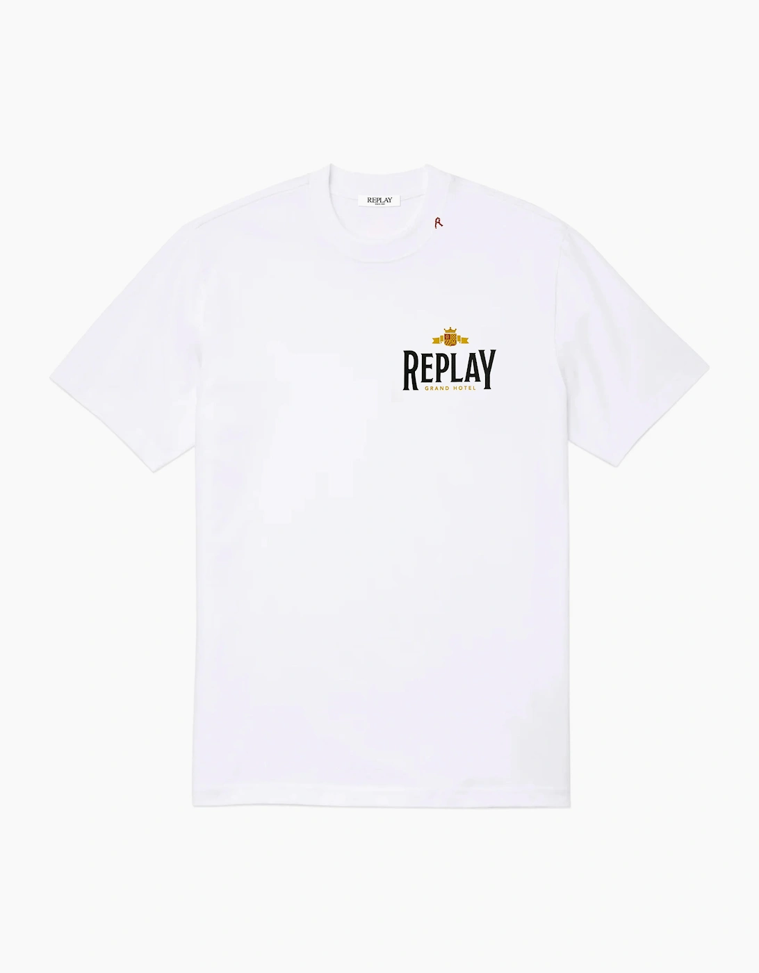 Men's Replay Vintage T-Shirt - White - Size, 40