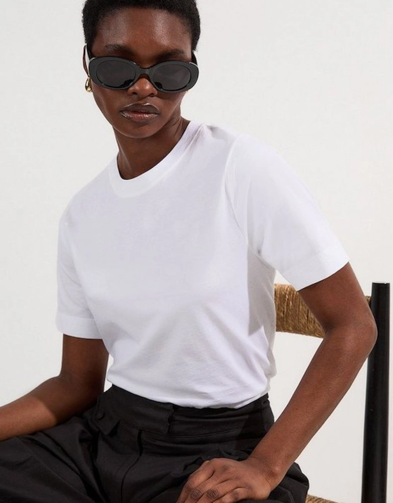 Lightweight Relaxed Fit Cotton T-Shirt