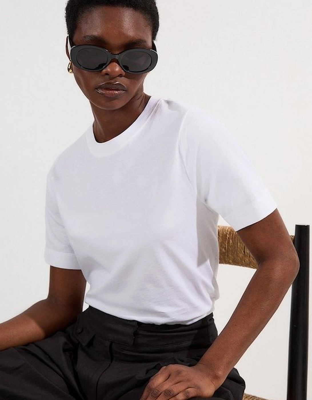 Lightweight Relaxed Fit Cotton T-Shirt