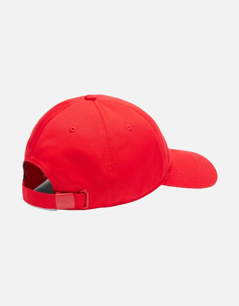 Cotton Twill Baseball Cap Red