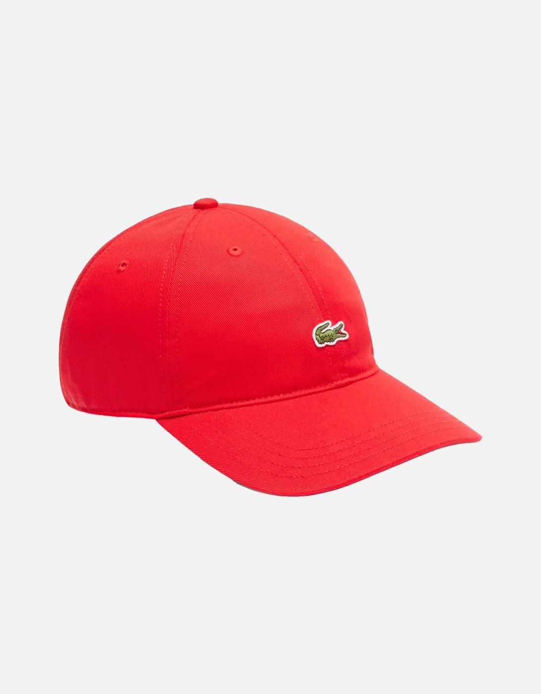 Cotton Twill Baseball Cap Red, 5 of 4