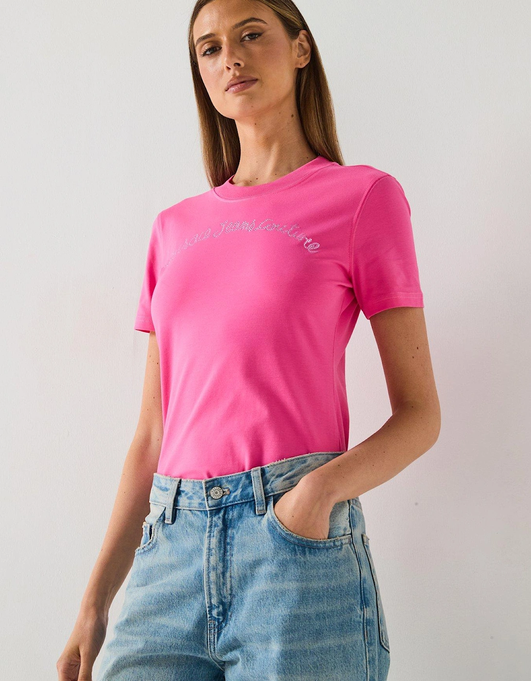 Script Logo T-Shirt - Pink