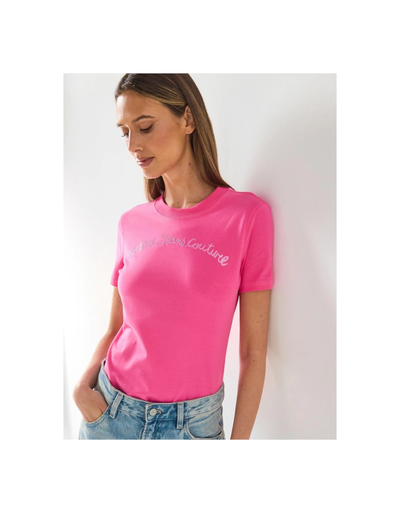 Script Logo T-Shirt - Pink