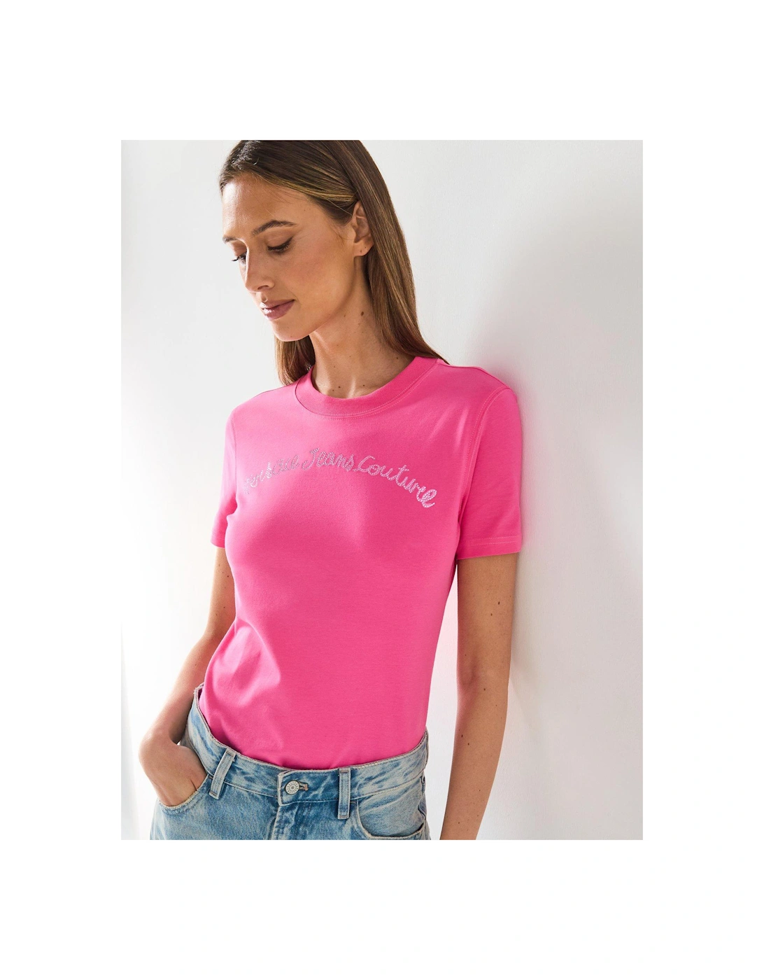 Script Logo T-Shirt - Pink