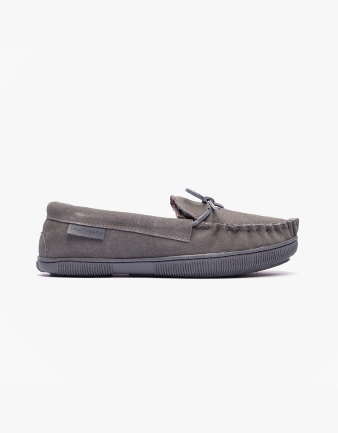 Hush Puppies Men's Hush Puppies ACE Mens Suede Slippers Grey