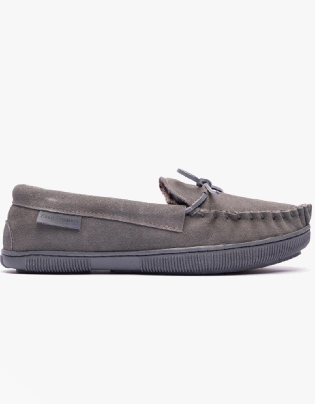 ACE Mens Suede Slippers Grey, 7 of 6