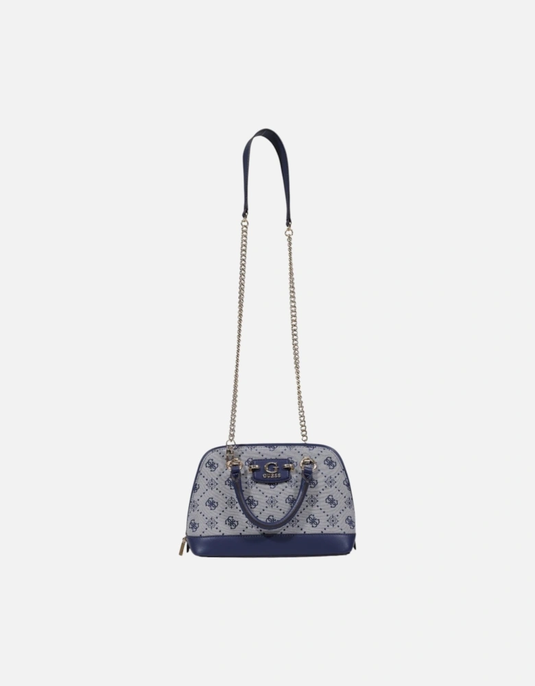 Zip Fastening Polyester Bag Women - Blue