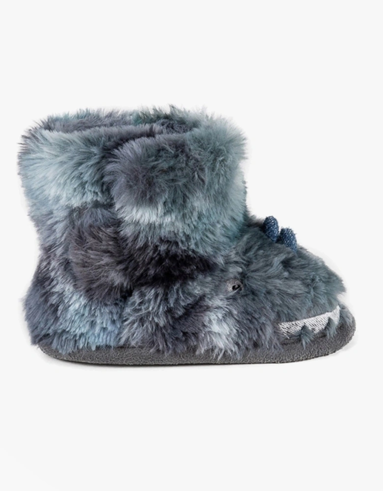 NOVELTY DINOS Kids Bootie Slippers Dino