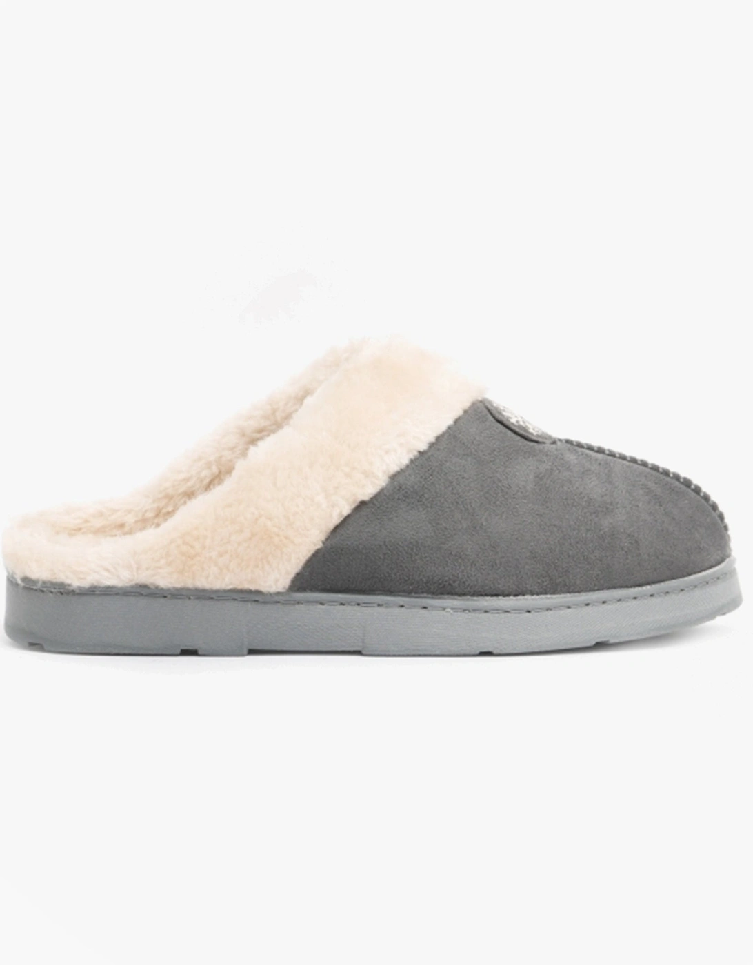 Jo & Joe SNUGGLE Womens Slippers Charcoal, 8 of 7