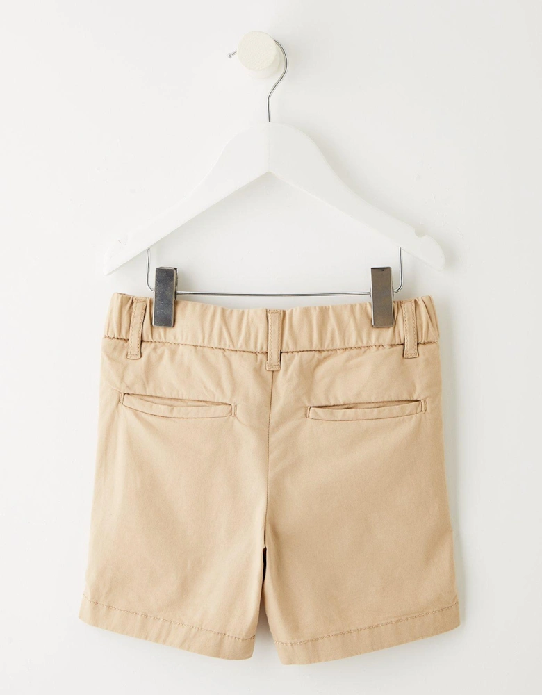 Younger Boys Jaiden Hybrid Jogger Shorts - Oxford Tan