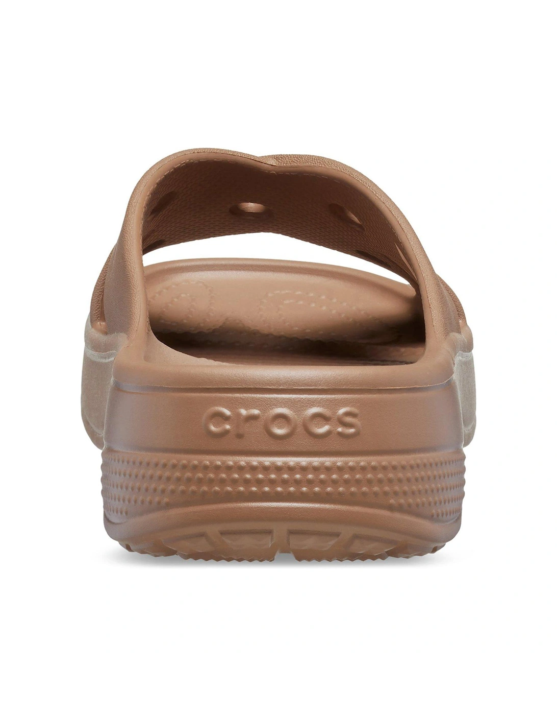 Classic Cross Strap Sandal - Brown