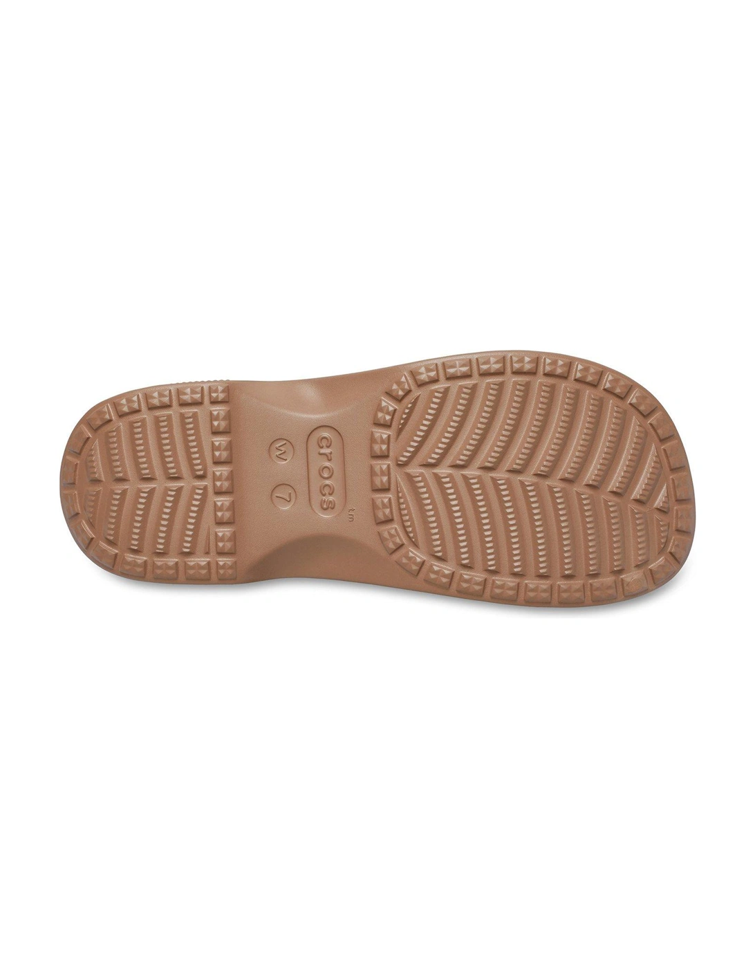Classic Cross Strap Sandal - Brown