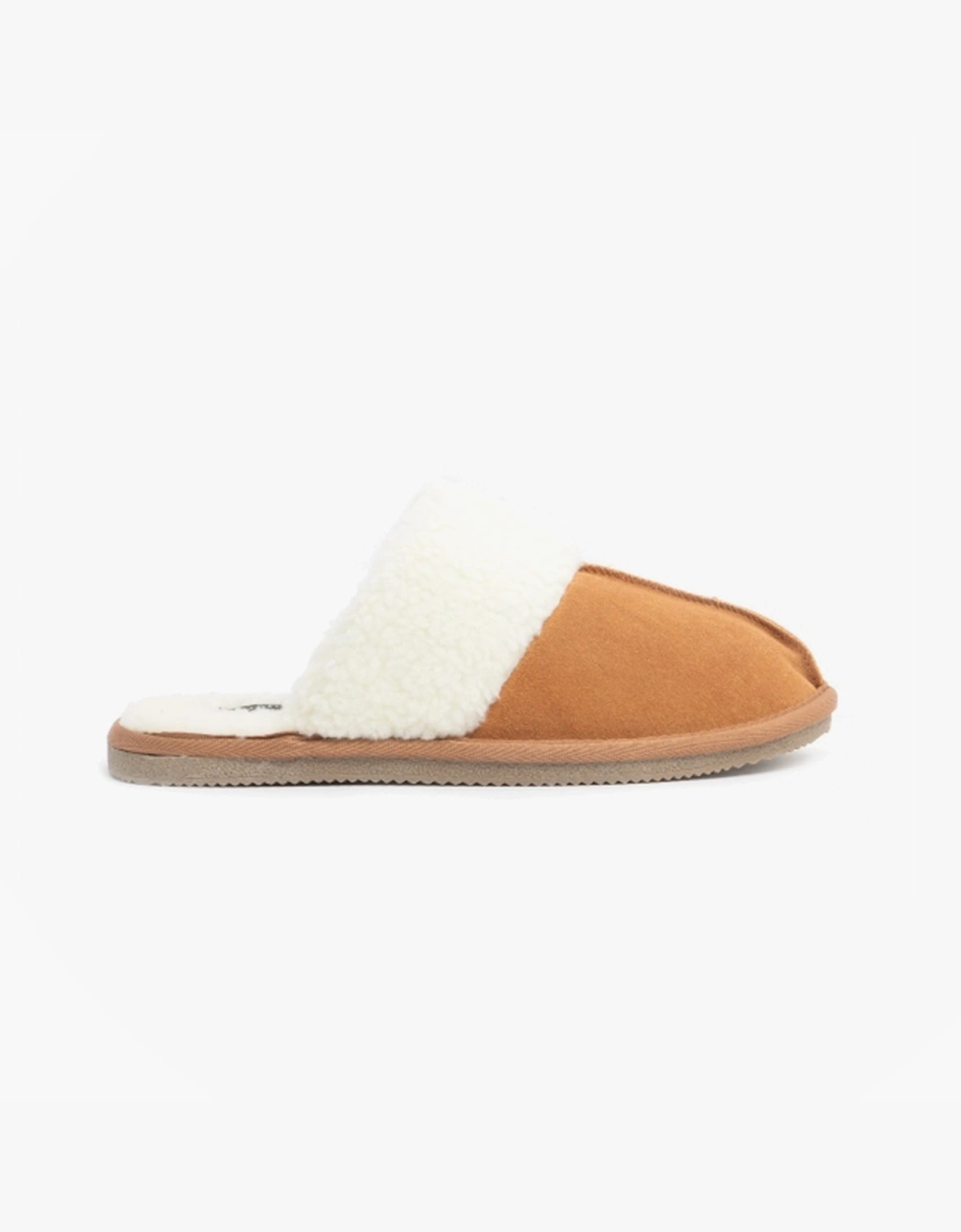 Hush Puppies Women's Hush Puppies ARIANNA Womens Suede Mule Slippers Tan - Brown