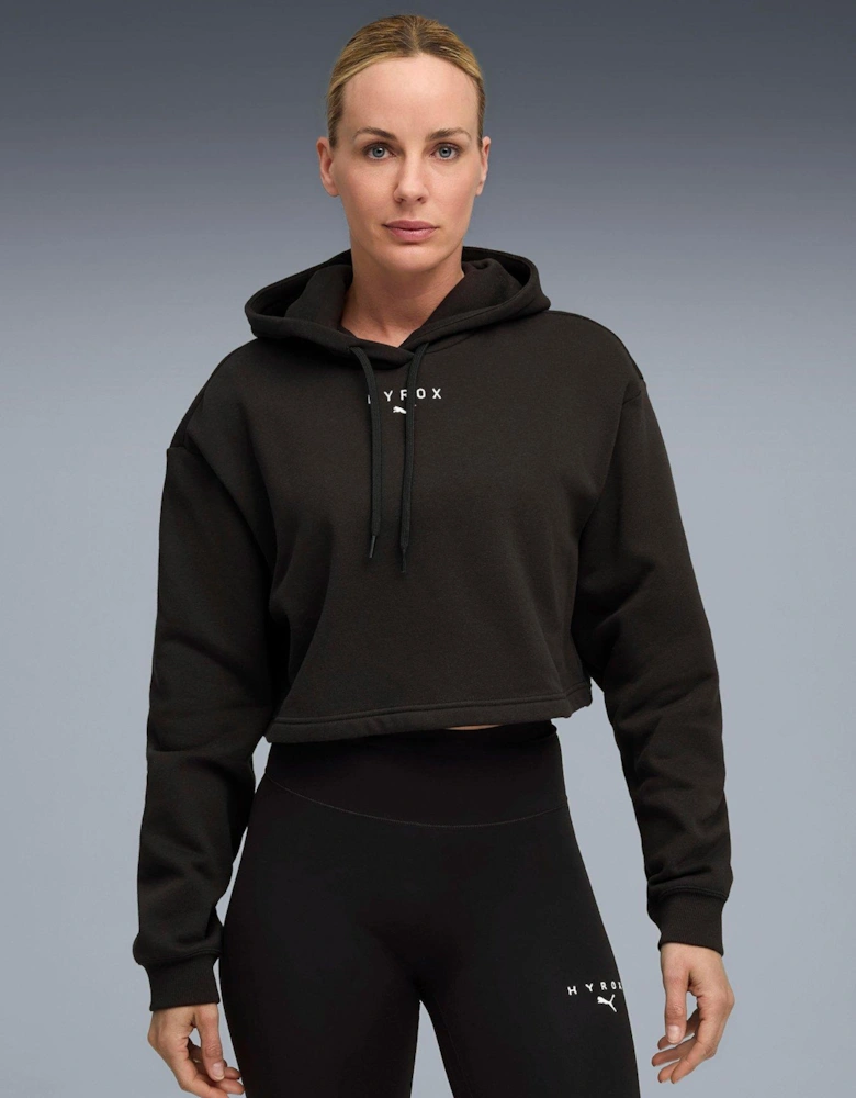 Womens X Hyrox Heavyweight Hoodie - Black