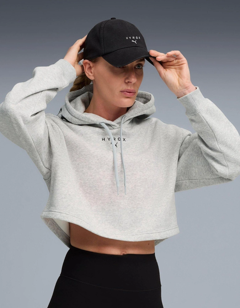 Womens X Hyrox Heavyweight Hoodie - Grey