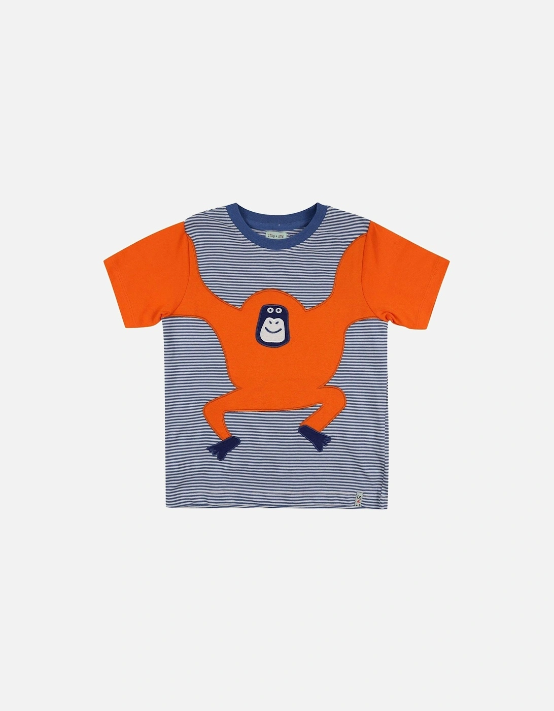 Boys Multicoloured Ape Applique T-Shirt - Multi, 2 of 1