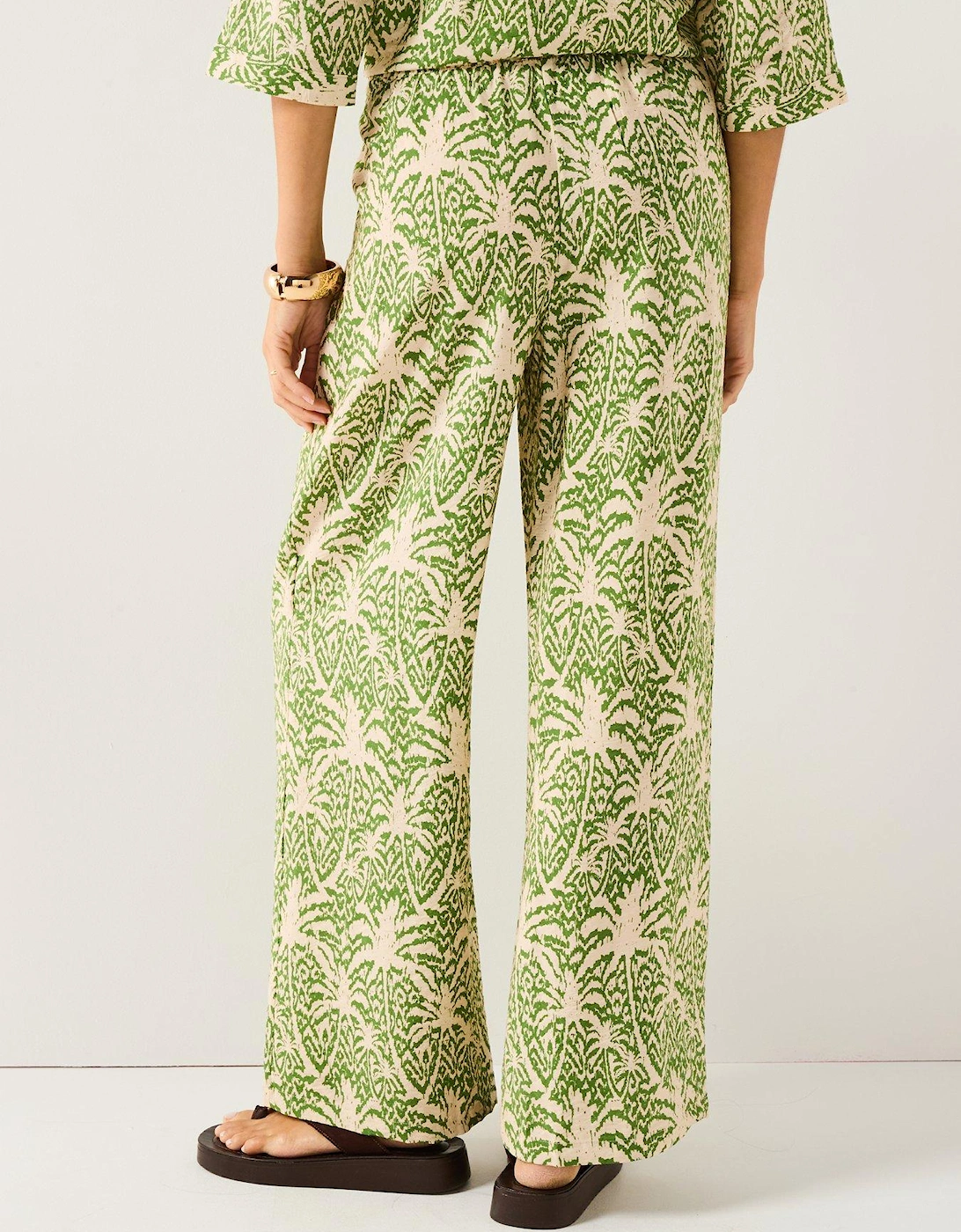 Troya Life Mid Waist Wide Pants - Multi
