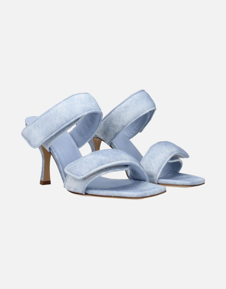High Heel Open Toe Strap Sandals Women - Blue