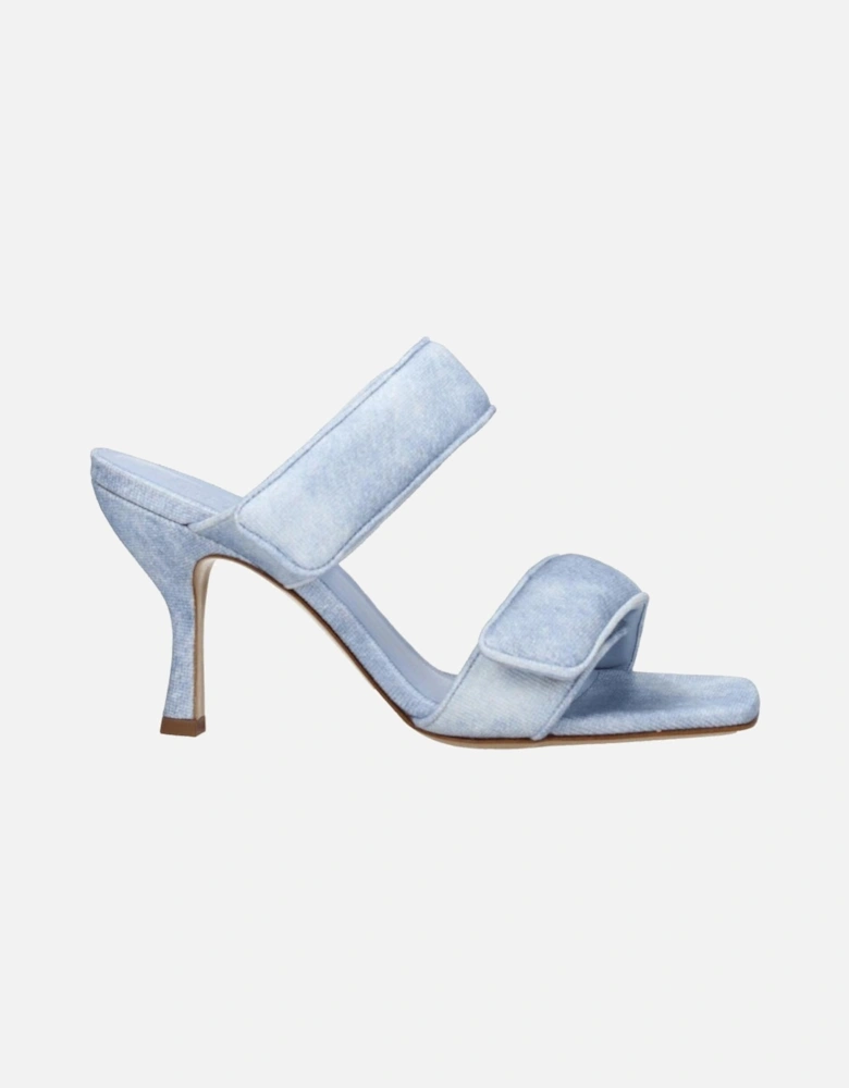 High Heel Open Toe Strap Sandals Women - Blue