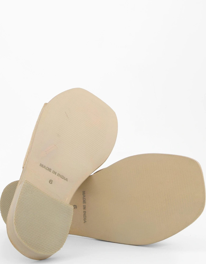 Verona Slide Sandal - Beige