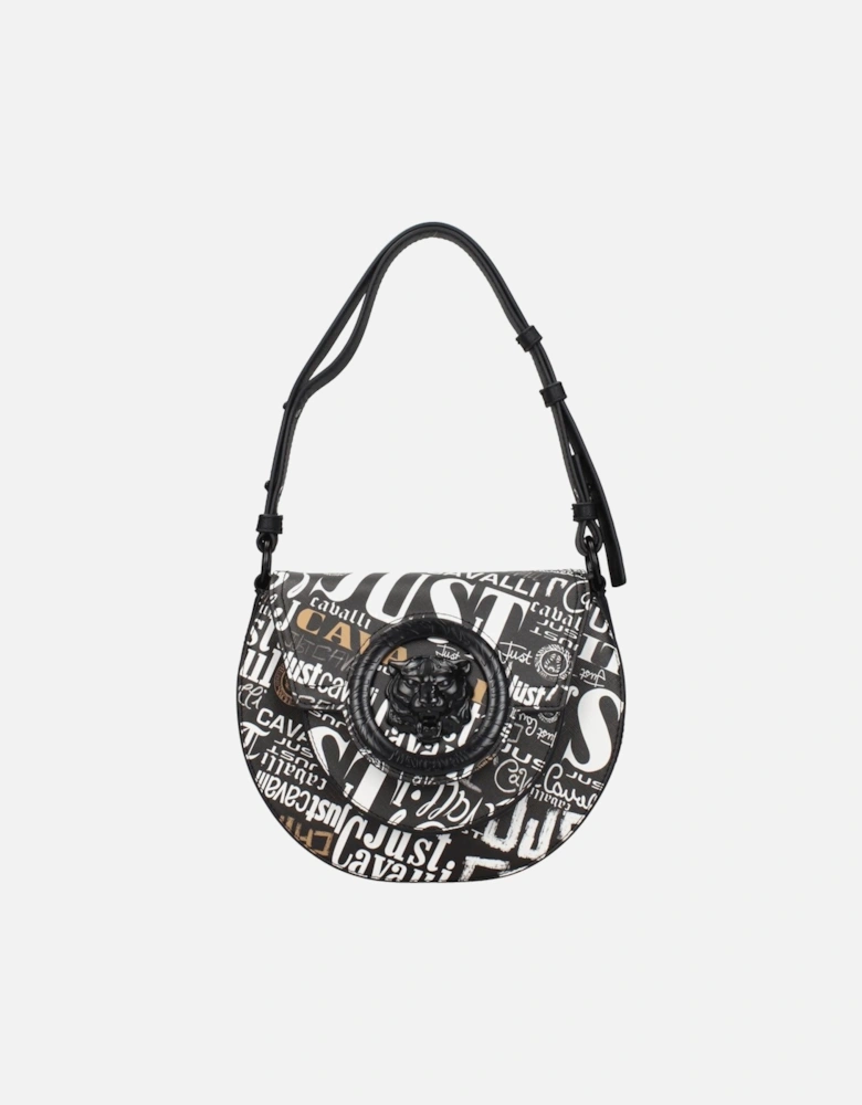 Medium Casual Shoulder Bag with Adjustable Handle Women - Black