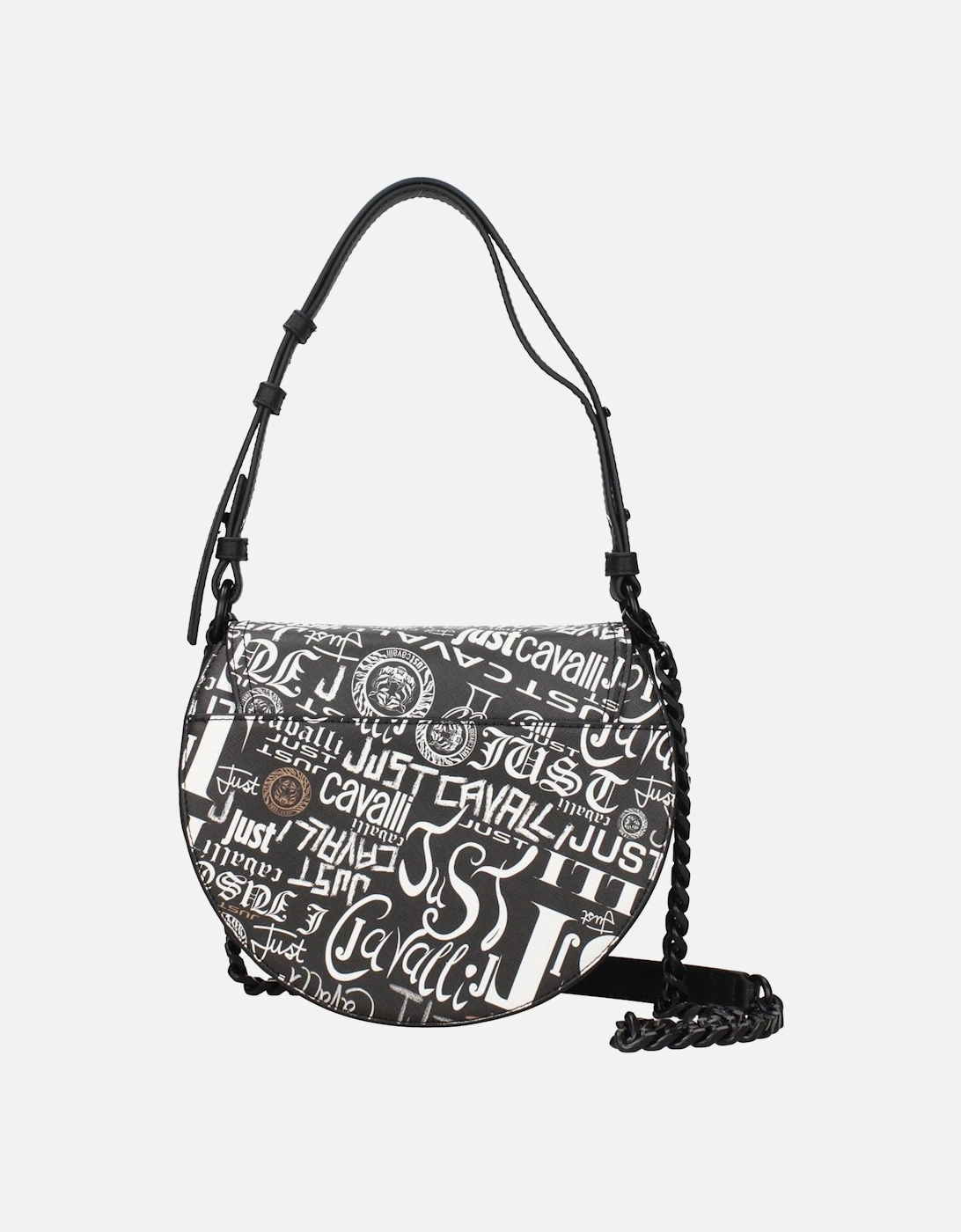 Medium Casual Shoulder Bag with Adjustable Handle Women - Black