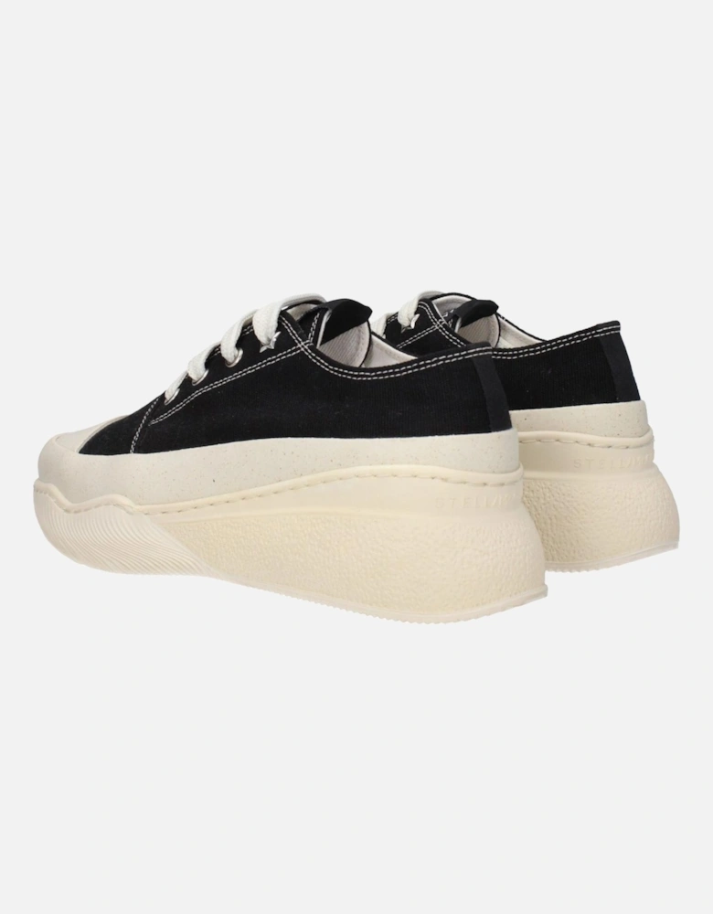 Lace-Up Sneakers with Front Logo Women - Black
