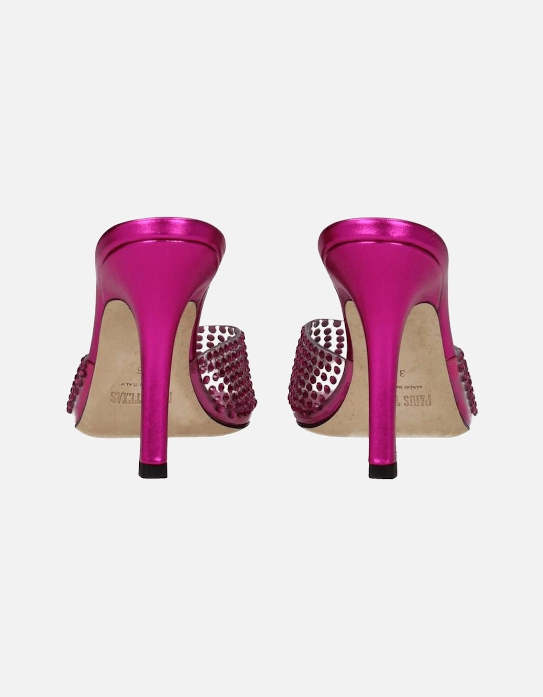 Transparent PVC Rhinestone High Heel Sandals Women