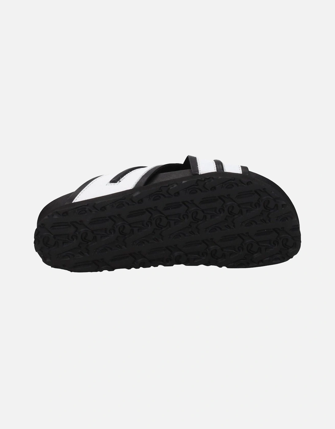 Leather Open Toe Slippers with Rubber Sole Women - White Sandals